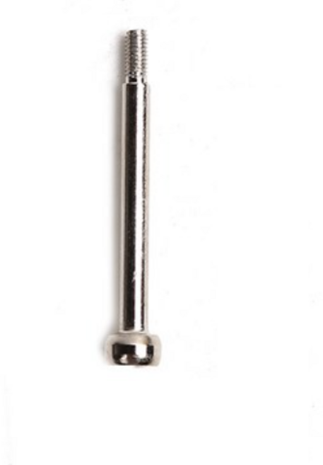 방문손잡이 래치 버튼 면판 피스세트 부속품 잠금핀 스트라이커 문손잡이, 실버핀38x3.8mm, 1개