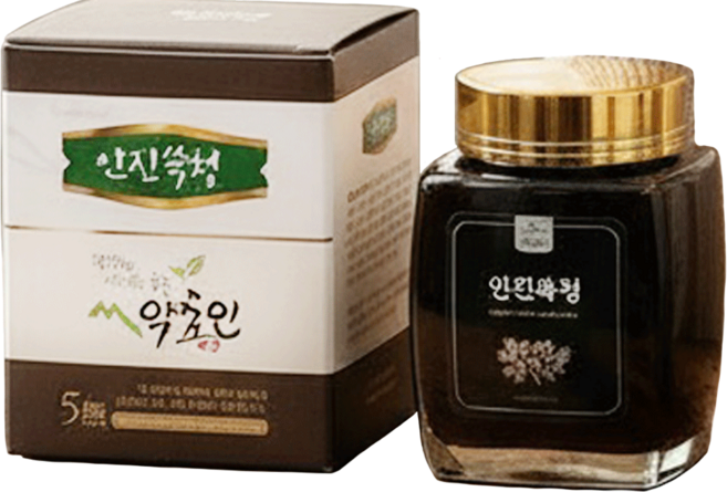 약초인 인진쑥청 대용량 국산 인진쑥 진액 무설탕, 500g, 3개