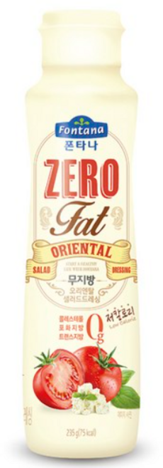 폰타나 무지방 오리엔탈 샐러드 드레싱, 235g, 5개