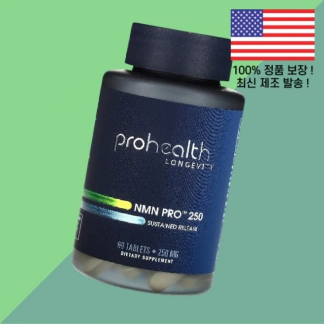 프로헬스 NMN 프로 250 250mg 60정 ProHealth Longevity Pro 60 Tablets, 프로헬스 NMN 프로 250 250mg 60정 ProH, 1개 - 쿠팡