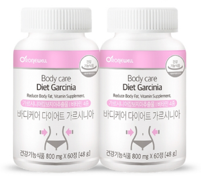 가르시아 탄수화물 체지방 복부지방 컷팅제 뱃살빼는 약1달분, 1박스, 60정