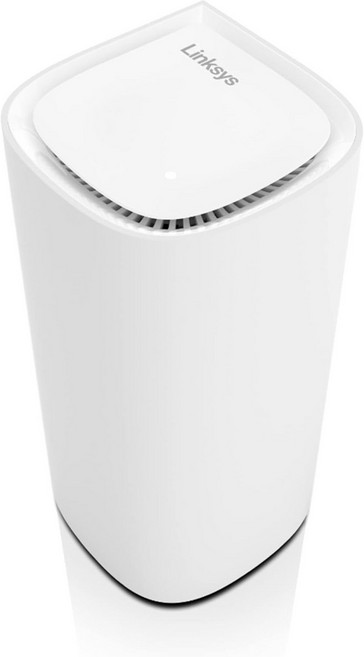Linksys 6E WiFi 메시 시스템 54GbpsAXe5400 속도의 인지 트라이밴드 라우터 대 최대 3000평방피트 범위 200개 이상의 장치 연결 Pk MXEC62, 1 Pack