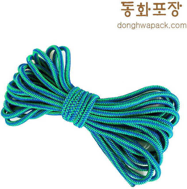 [동화포장] 그린탄력로프바 로프고무줄바 원형고무줄바 화물차 자전거 오토바이 고무줄바 5mmx8M, 1개, 그린