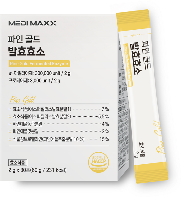 메디맥스 데일리 파인애플 효소 파인골드 발효효소, 1개, 30회분