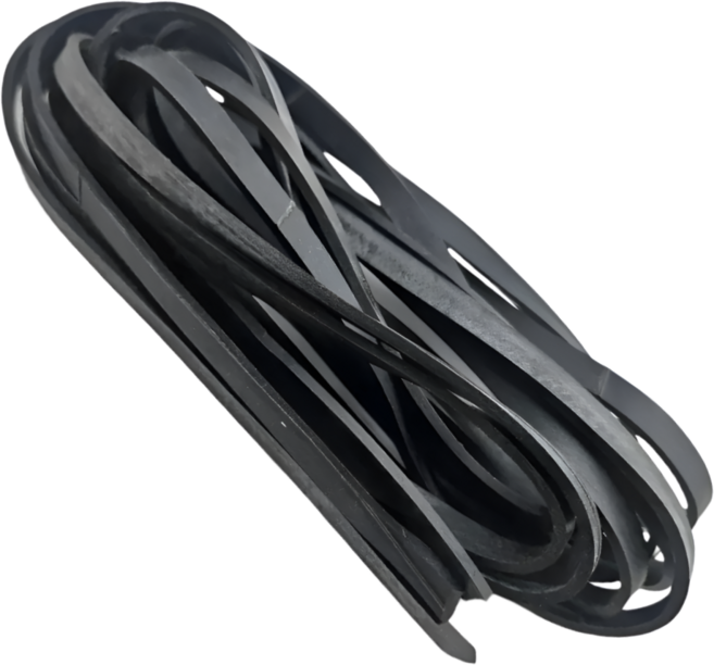 마루오피스 고탄력 넓은 폭 생고무줄 납작 고무밴드 천연고무줄, 검정색상, 1개