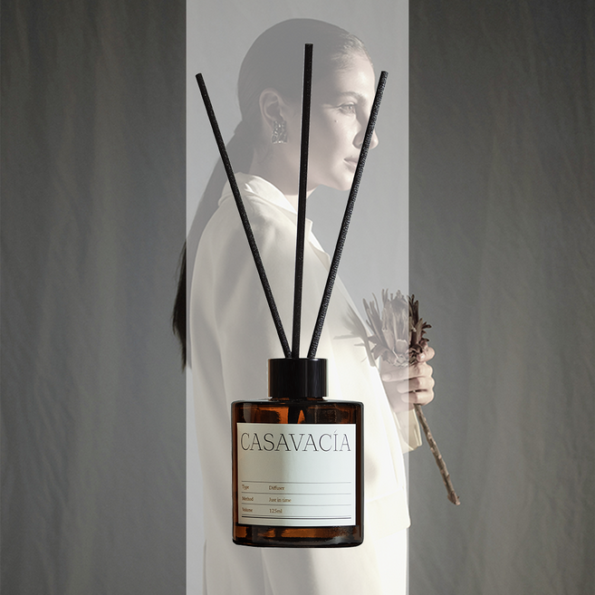 카사바시아 선물용 현관 디퓨저 방향제, 1개, 125ml, 리스 41