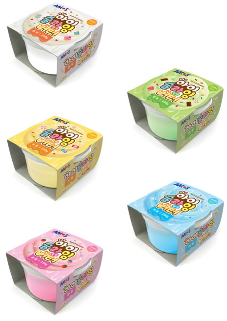 아모스 아이슬라임 말랑버터, 하늘, 250g, 1개