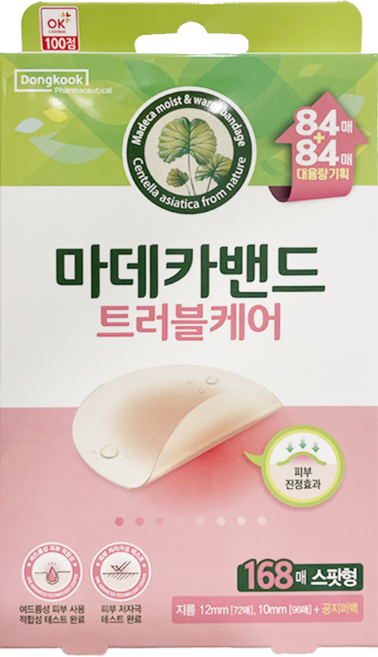 동국제약 마데카밴드 스팟패치 스팟형 84매, 1개