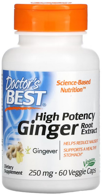 닥터스베스트 하이 포텐시 생강 뿌리 추출물 250mg 베지 캡슐, 60정, 1개
