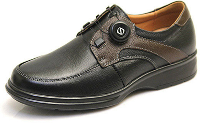 [모피어스]천연소가죽 원터치 다이얼 남성 캐주얼화 로퍼 구두 스니커즈 BK0811