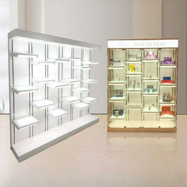 LED 장식장 명품가방 향수 화장품 피규어 led 전시 진열대, 120x40x200 (파티션 9)