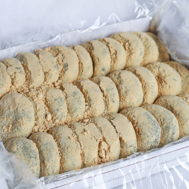 국내산 찹쌀 강낭콩쑥개떡 강낭콩앙금 60g, 32개