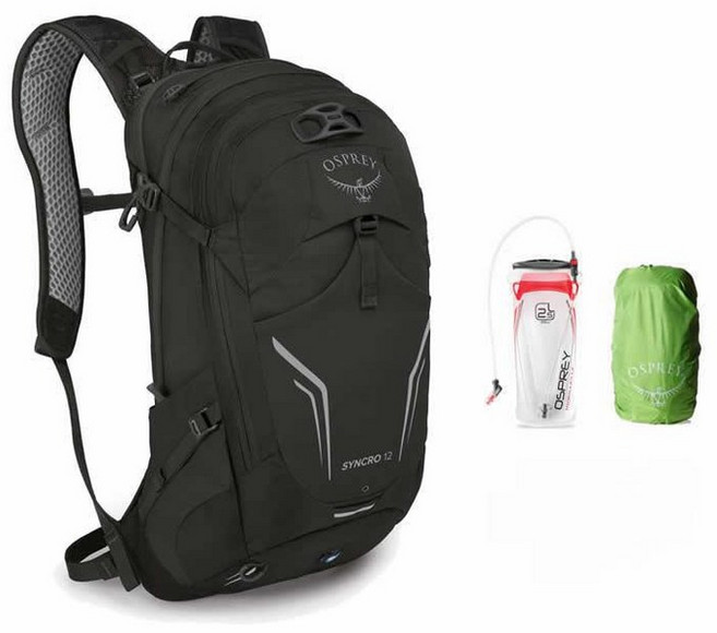 싱크로 20 Osprey 자전거백팩, 동로 12 S25 지팡이 포함 A, 1L