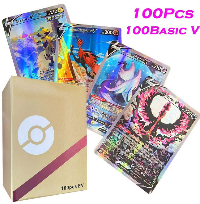 Pocket Monsters 寶可夢卡牌 收藏卡片, 1個, 100V