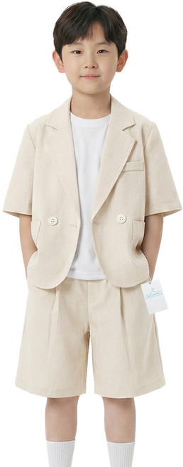 민트스쿨 투버튼 여름 정장 입학 졸업 반팔 반바지 상하의 남아