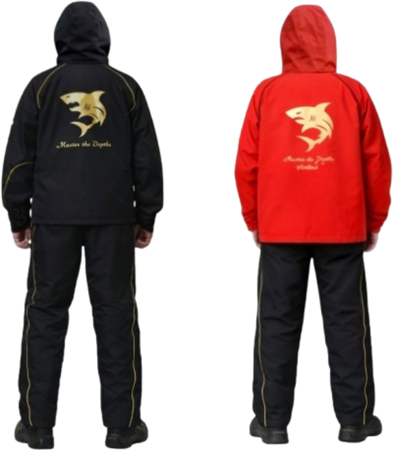 샤크피싱 국산 사계절 바다 고어텍스 낚시복상하세트