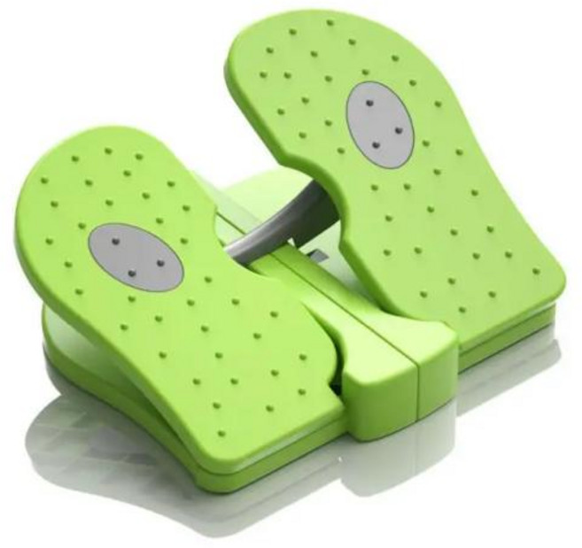 다이어트스텝퍼 발운동기구 미니 소형 스테퍼 프레임 분리형 미끄럼 방지 스토브 파이프 인체 공학적 디자, 04 green