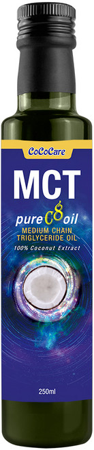 CoCoCare MCT OIL純C8 椰子萃取中鏈三酸甘油酯 250ml, 1瓶