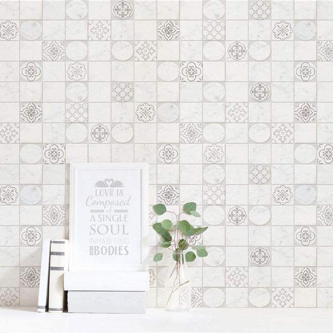 욕실 주방 방수 냉기차단 발포 타일 시트지 5M / 7.5M, HWP_21654