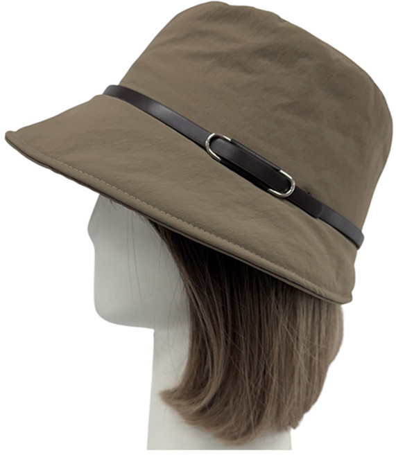 엄마짱 MHF_8709_벨트 얇은패팅 골프모자/ 중년여성모자 여성가을겨울모자 중년여성벙거지 봄가을모자 겨울패딩벙거지 4050여성 여성겨울골프 패딩골프모자 라운딩벙거지 햇빛차단