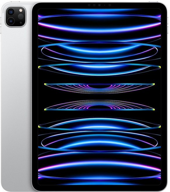 Apple 정품 2022 아이패드 프로 11 4세대 M2칩, 실버, 128GB, Wi-Fi