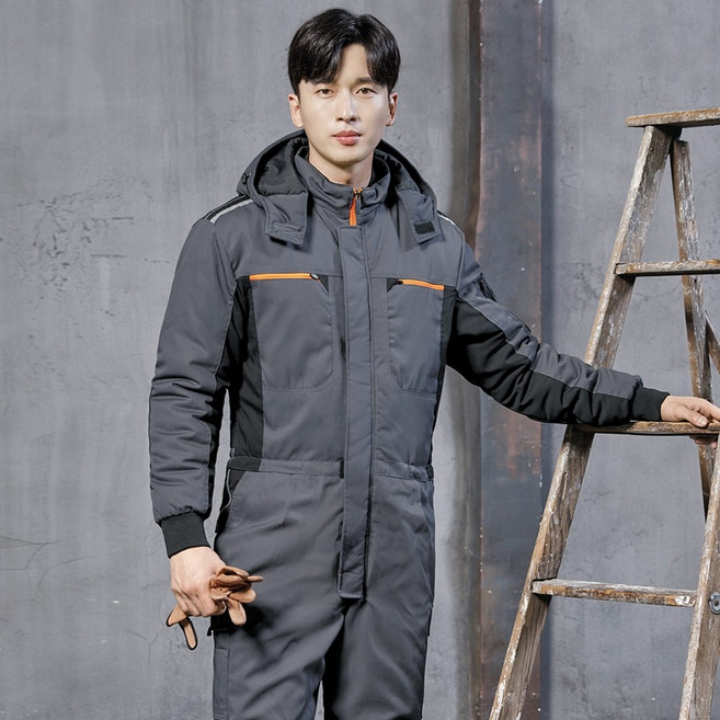 겨울 스즈끼 작업복 정비복 일체형 방한복 WM-S5801
