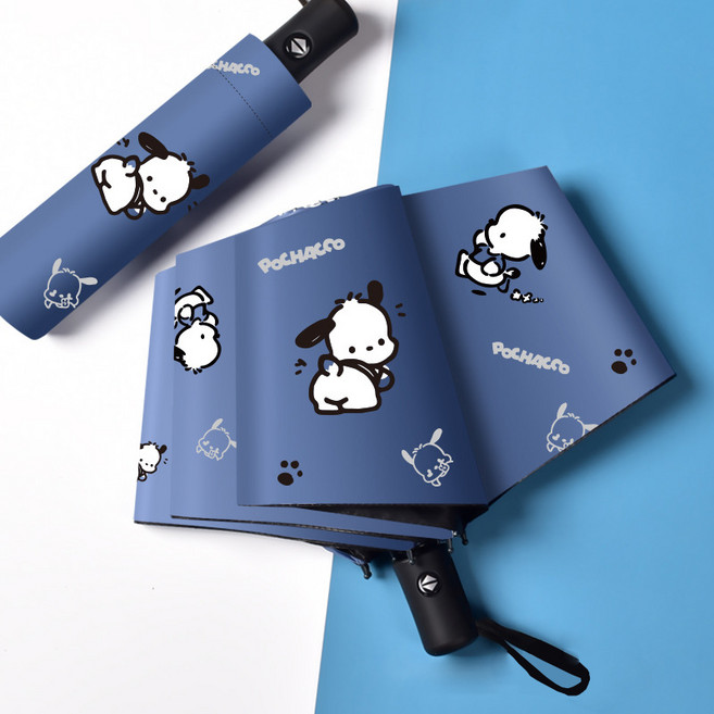 GOYES 산리오 자동접이식우산 포차코 시나모롤 쿠로미