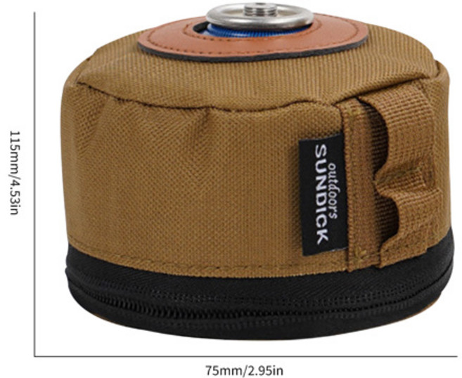 캠핑 캔 보호 커버 면 린넨 야외 탱크 케이스 낙하 방지 연료 실린더 보관 가방 공기 병 랩 슬리브, 01 CHINA, [10] B