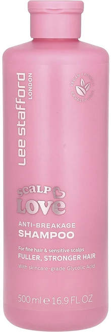 Lee Stafford Scalp Love 안티 브레이키지 샴푸 가는 모발 및 민감한 두피용 500ml(16.9fl oz), LeeStaffordScalpLove안티브레이키지샴푸가, 1개, 500ml - 쿠팡