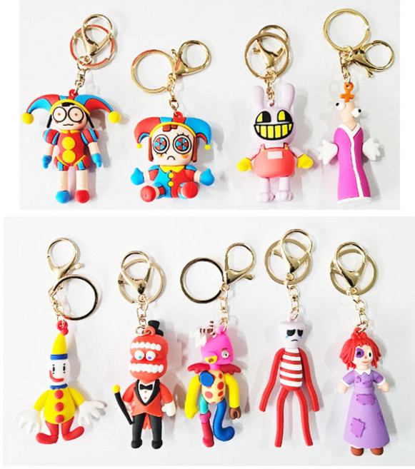 한정수량특가 어메이징디지털서커스 키링 실리콘고급키링 9종 선택가능, 주블, 1개