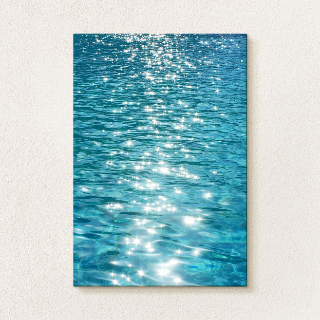 시원한 힐링 바다 파도 윤슬 그림 캔버스 액자 돈 들어오는 모던 거실 풍수 인테리어 [더아트컴퍼니], 7. 크리스탈 바다