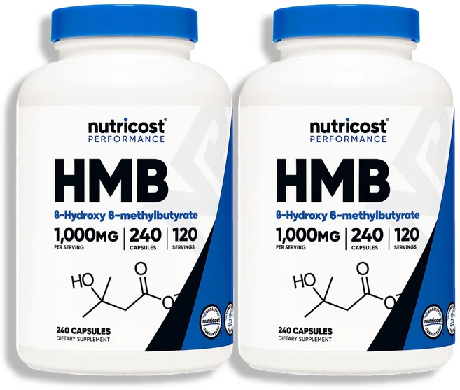 Nutricost 뉴트리코스트 HMB 1000mg 240캡슐, 2개, 240정 - 쿠팡