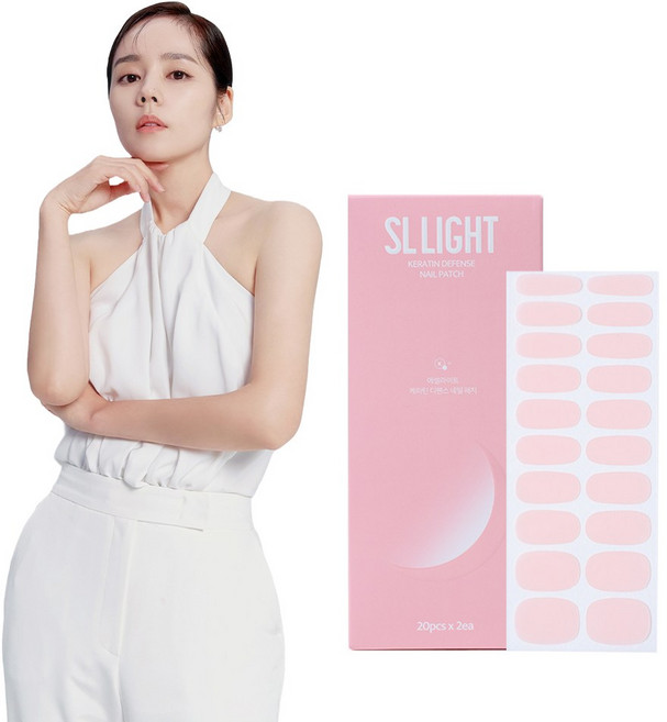 에셀라이트 케라틴 디펜스 네일 패치, 40p, 1개