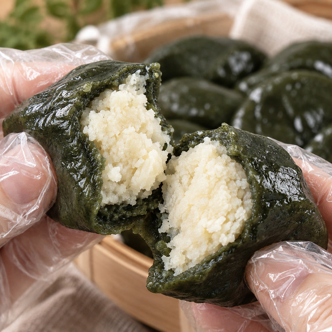 3위 - 산지직송 영광 생 모시송편 모시떡 기피, 1세트, 1.3kg
