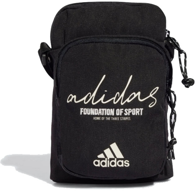 ADIDAS CL ORG PR 斜背包, IX6809(黑),F, 黑色