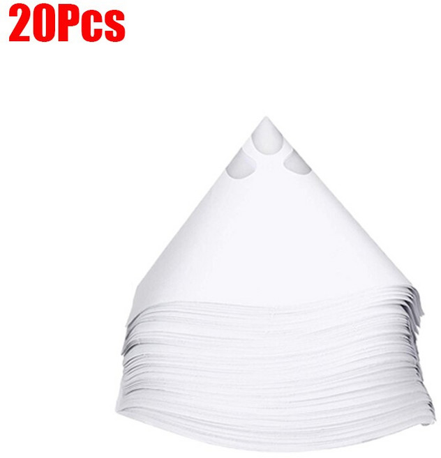 50Pcs 페인트 필터 용지 일회용 정화 스트레인 컵 100 메쉬 페인트 스트레이너 자동차 페인트에 대 한 나일론 메쉬 균일 한 여과, 20개
