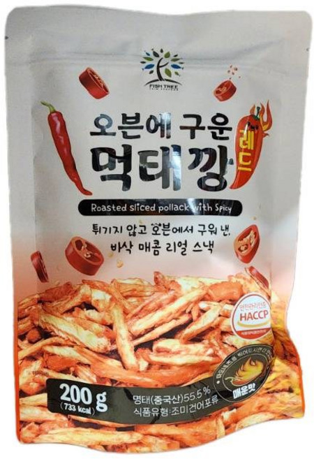 오븐에 구운 먹태깡 레드 코스트코, 2개, 200g