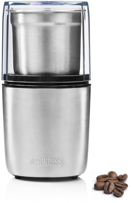 PRINCESS 不鏽鋼咖啡磨豆機 221041, 1個, 不鏽鋼 221041, 60ml