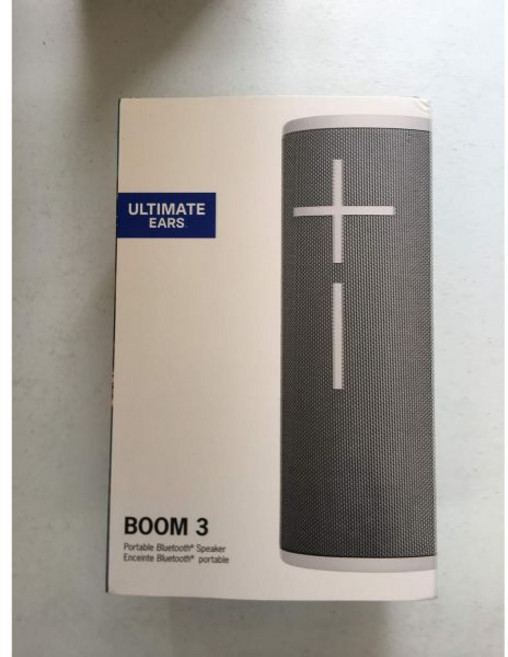 얼티밋 이어스 붐 3 무선 블루투스 스피커 - 레인클라우드 리퍼비시, Ultimate Ears Boom 3 무선 블루투스 스