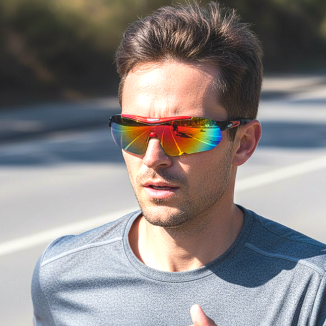 [애쯔] 스포츠고글 스포츠선글라스 러닝 낚시 자전거 야구