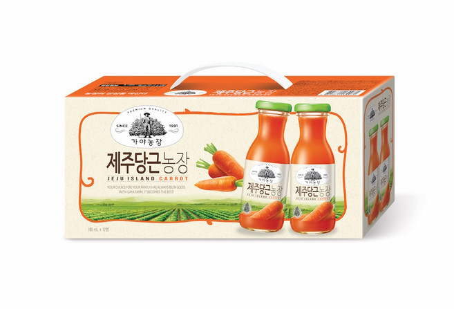 가야농장 당근농장, 180ml, 12개