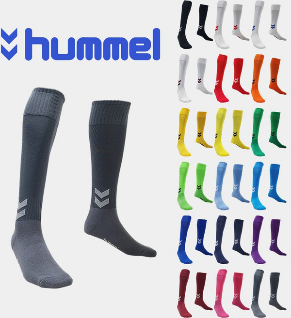 험멜 아동용 유소년 축구스타킹 스포츠양말 운동양말 아동 여성 풋살, 그레이, 1개