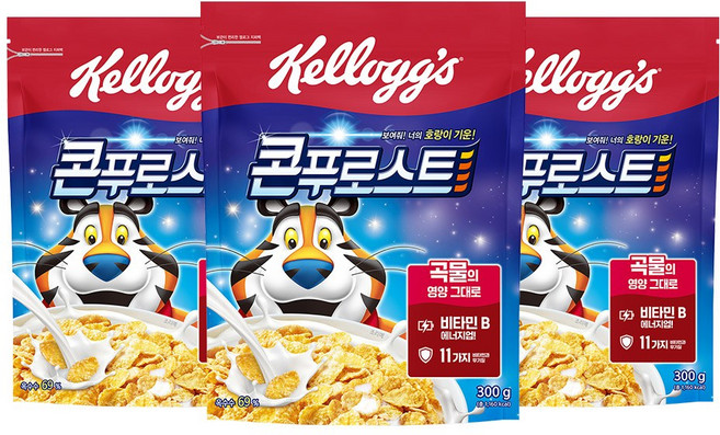 콘푸로스트 시리얼, 300g, 3개