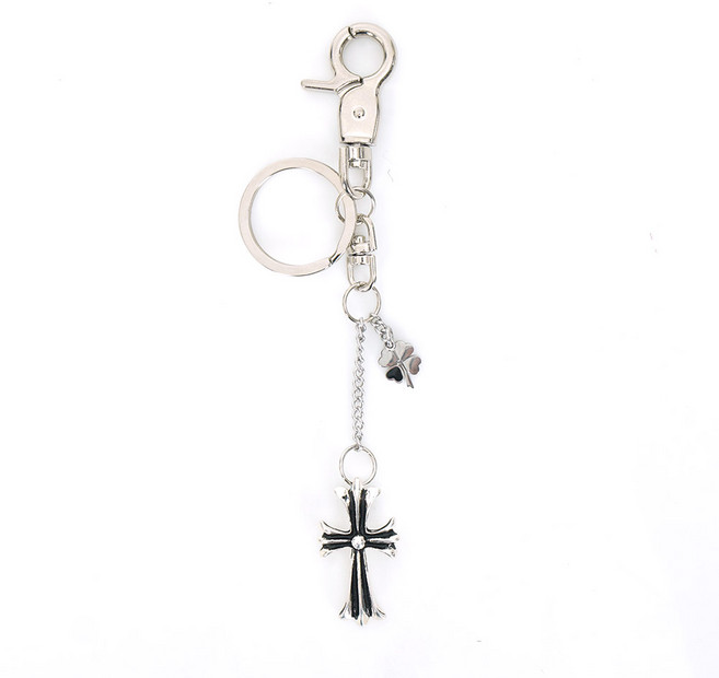 미니포커스 빈티지 십자가 네잎클로버 패션키링 3