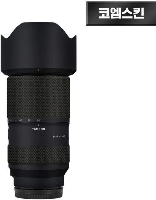 [코엠스킨] 탐론 50-300 F4.5-6.3 렌즈 보호 필름 소니 마운트, 1개, 무광 블랙