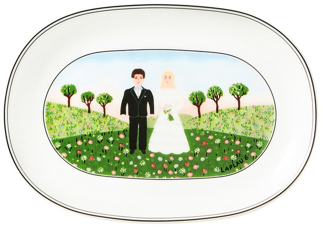 빌레로이앤보흐 디자인나이프 피클접시, 혼합색상, 1개