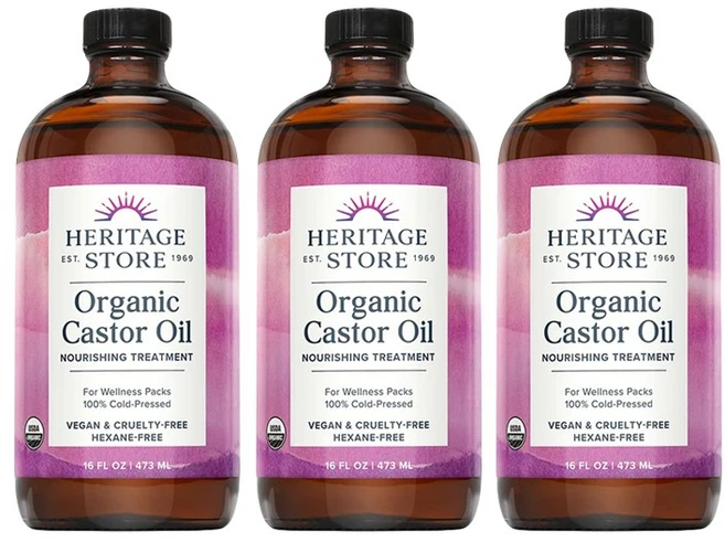 헤리티지스토어 캐스터 오일, 473ml, 3개 - 쿠팡