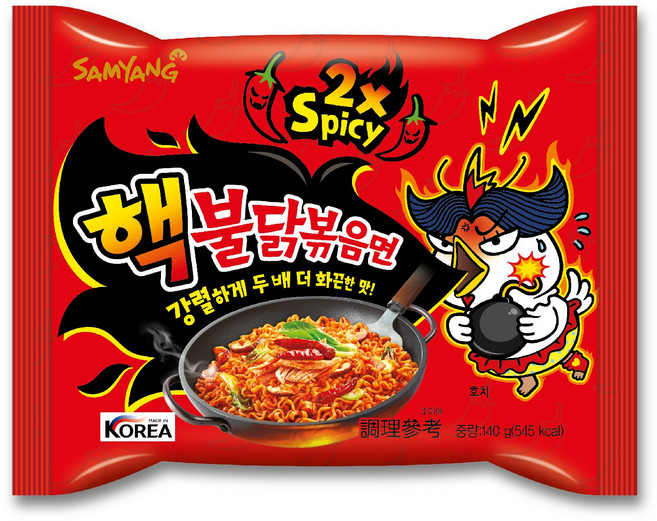 三養 火辣雞肉鐵板炒麵 (2倍辣), 1個