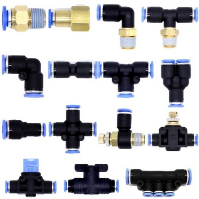 상아뉴매틱 원터치피팅 에어피팅 휘팅 판매, PC 1202 :  12mm x  1/4인치, 1개