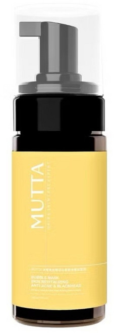 沐塔 Mutta 黃金酵母 150ml, 1個, 黃金酵母活氧極淨雲朵潔顏慕斯-黃